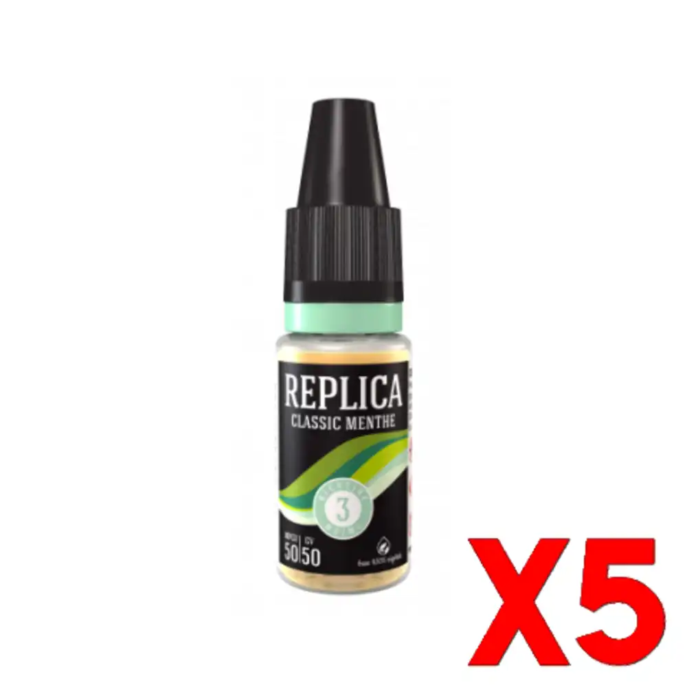 E LIQUIDE REPLICA 5050 CLASSIC MENTHE x05 1 Replica 5050 classicmenthe 03 x05