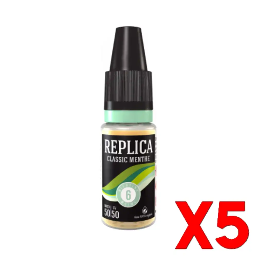E LIQUIDE REPLICA 5050 CLASSIC MENTHE x05 2 Replica 5050 classicmenthe 06 x05