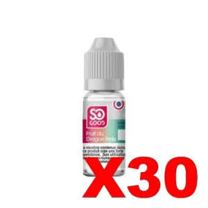E LIQUIDE SO GOOD 10ML 50 50 FRUIT DU DRAGON FRAIS X30 Taux de nicotine 0