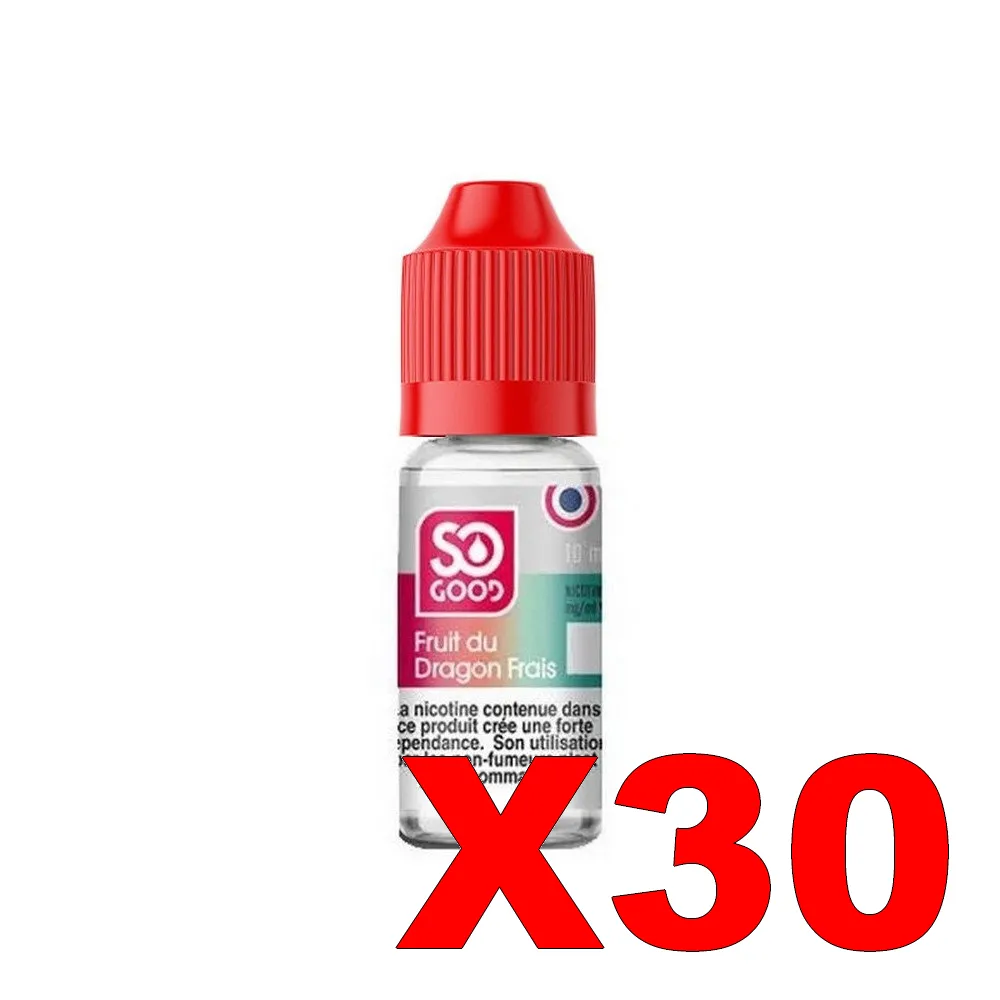 E-LIQUIDE SO-GOOD 10ML 50-50 FRUIT DU DRAGON FRAIS X30 4 E LIQUIDE SO GOOD 10ML 50 50 FRUIT DU DRAGON FRAIS X30 Taux de nicotine 11