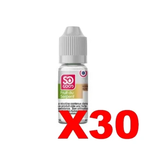 E LIQUIDE SO GOOD 10ML 50 50 FRUIT DU SERPENT X30 Taux de nicotine 0