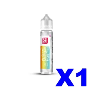 E LIQUIDE SO GOOD 50ML 50 50 ANANAS MANGUE FRAIS X1 Taux de nicotine 0