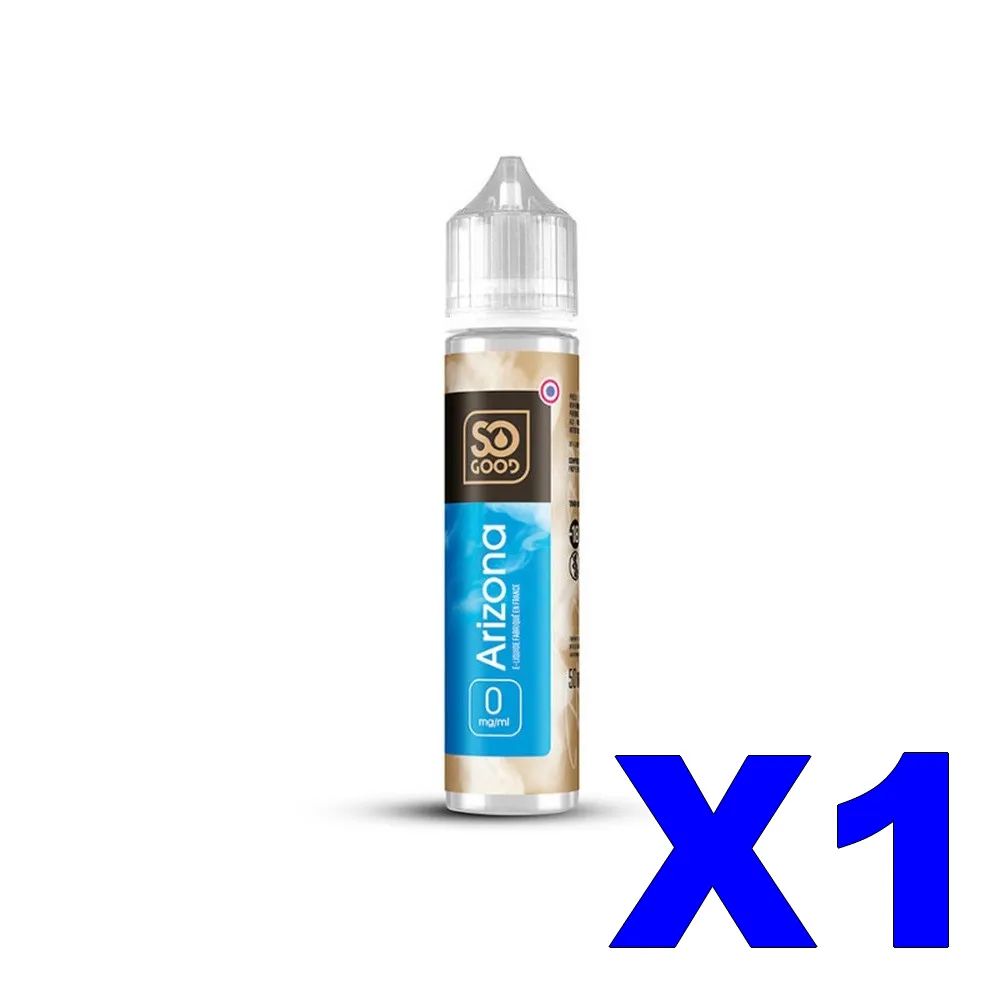 E LIQUIDE SO-GOOD 50ML ARIZONA X1 1 E LIQUIDE SO GOOD 50ML 50 50 ARIZONA X1 Taux de nicotine 0