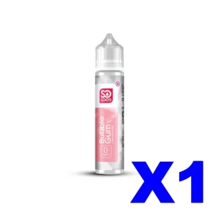 E LIQUIDE SO GOOD 50ML 50 50 BUBBLE GUM X1 Taux de nicotine 0