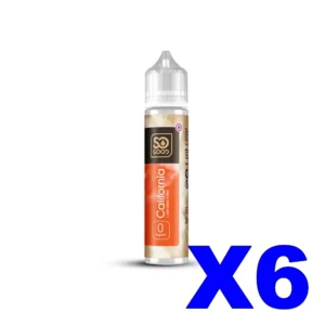 E LIQUIDE SO GOOD 50ML 50 50 CALIFORNIA X6 Taux de nicotine 0