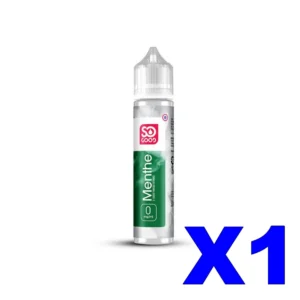 E LIQUIDE SO GOOD 50ML 50 50 MENTHE X1 Taux de nicotine 0