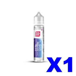 E LIQUIDE SO GOOD 50ML 50 50 MURE MYRTILLE GIVRE X1 Taux de nicotine 0