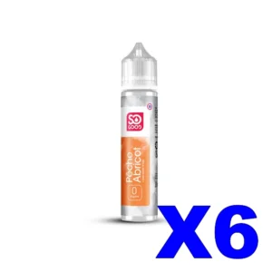 E LIQUIDE SO GOOD 50ML 50 50 PECHE ABRICOT X6 Taux de nicotine 0