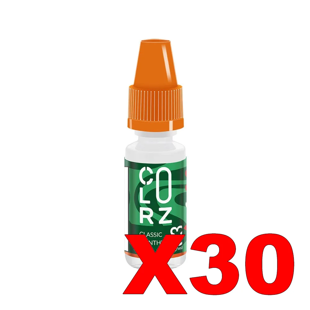 E-LIQUIDE VAP-NATION COLORZ 10ML 50-50 CLASSIC-MENTHE X30 2 E LIQUIDE VAP NATION COLORZ 10ML 50 50 CLASSIC MENTHE X30 Taux de nicotine 3