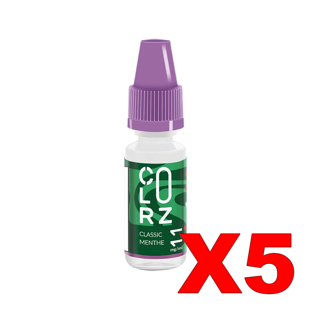 E-LIQUIDE VAP-NATION COLORZ 10ML 50-50 CLASSIC-MENTHE X5 4 E LIQUIDE VAP NATION COLORZ 10ML 50 50 CLASSIC MENTHE X5 Taux de nicotine 11