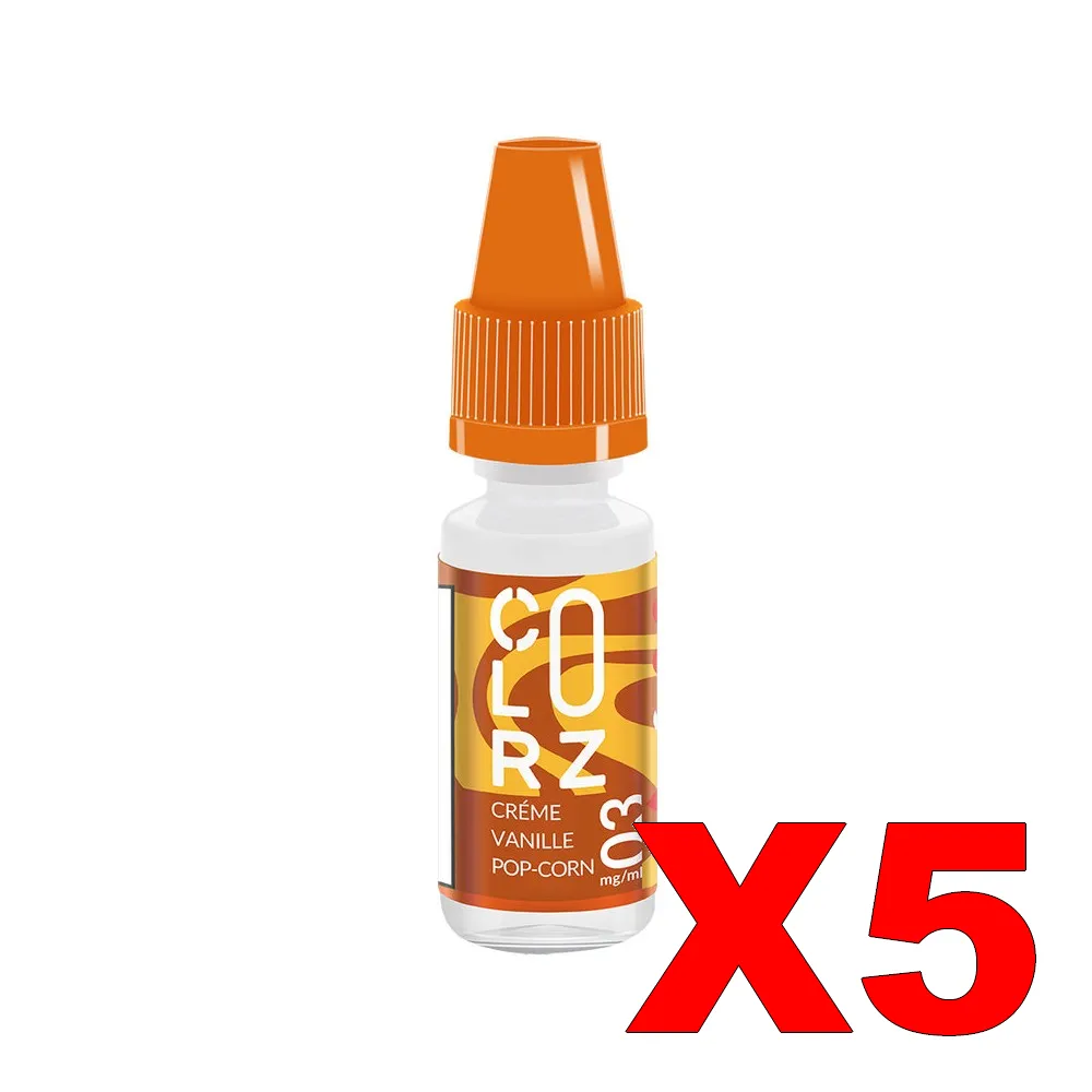 E-LIQUIDE VAP-NATION COLORZ 10ML 50-50 CREME-VANILLE-POP CORN X5 2 E LIQUIDE VAP NATION COLORZ 10ML 50 50 CREME VANILLE POP CORN X5 Taux de nicotine 3