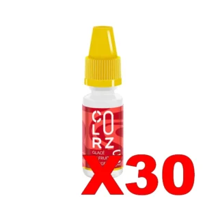 E LIQUIDE VAP NATION COLORZ 10ML 50 50 GLACE DE FRUITS ROUGES X30 Taux de nicotine 0