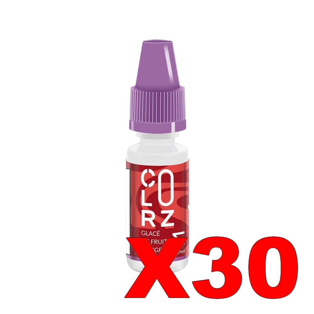 E-LIQUIDE VAP-NATION COLORZ 10ML 50-50 GLACE-DE-FRUITS-ROUGES X30 4 E LIQUIDE VAP NATION COLORZ 10ML 50 50 GLACE DE FRUITS ROUGES X30 Taux de nicotine 11