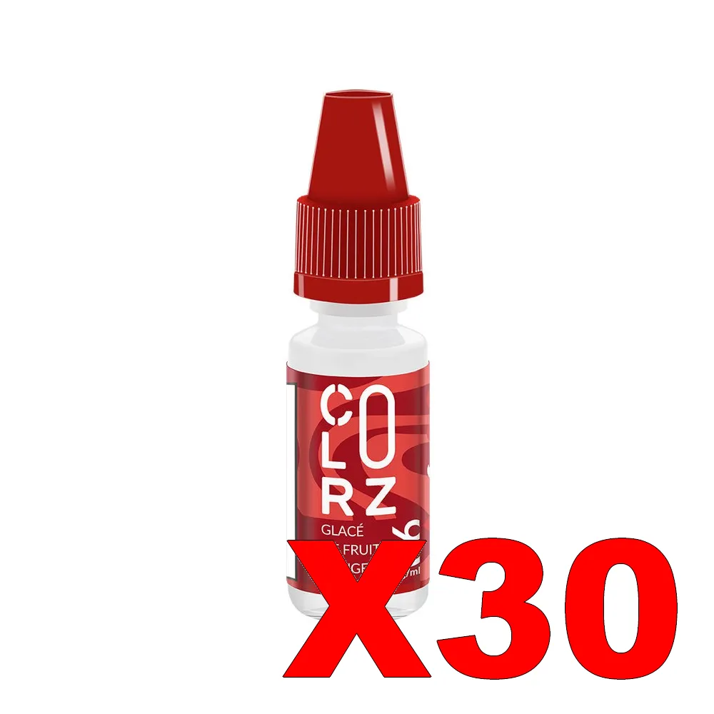 E-LIQUIDE VAP-NATION COLORZ 10ML 50-50 GLACE-DE-FRUITS-ROUGES X30 3 E LIQUIDE VAP NATION COLORZ 10ML 50 50 GLACE DE FRUITS ROUGES X30 Taux de nicotine 6