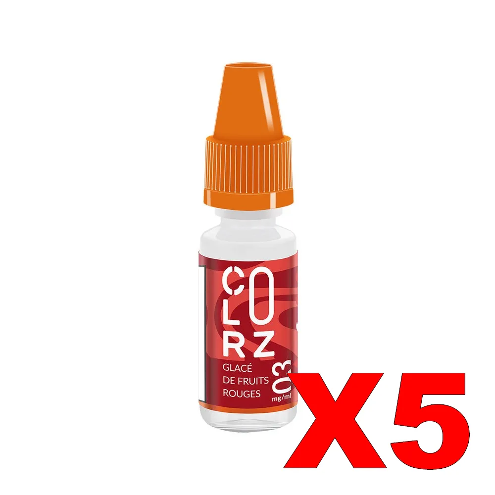 E-LIQUIDE VAP-NATION COLORZ 10ML 50-50 GLACE-DE-FRUITS-ROUGES X5 2 E LIQUIDE VAP NATION COLORZ 10ML 50 50 GLACE DE FRUITS ROUGES X5 Taux de nicotine 3