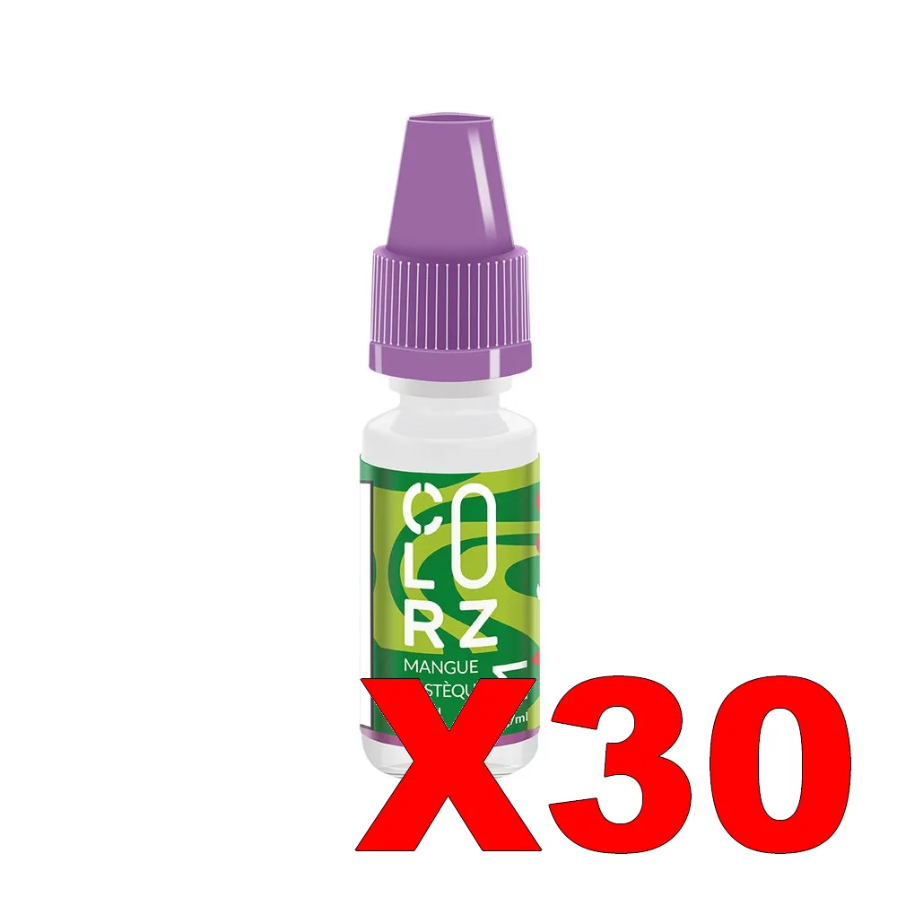 E LIQUIDE VAP NATION COLORZ 10ML 50 50 MANGUE PASTEQUE KIWI X30 Taux de nicotine 11