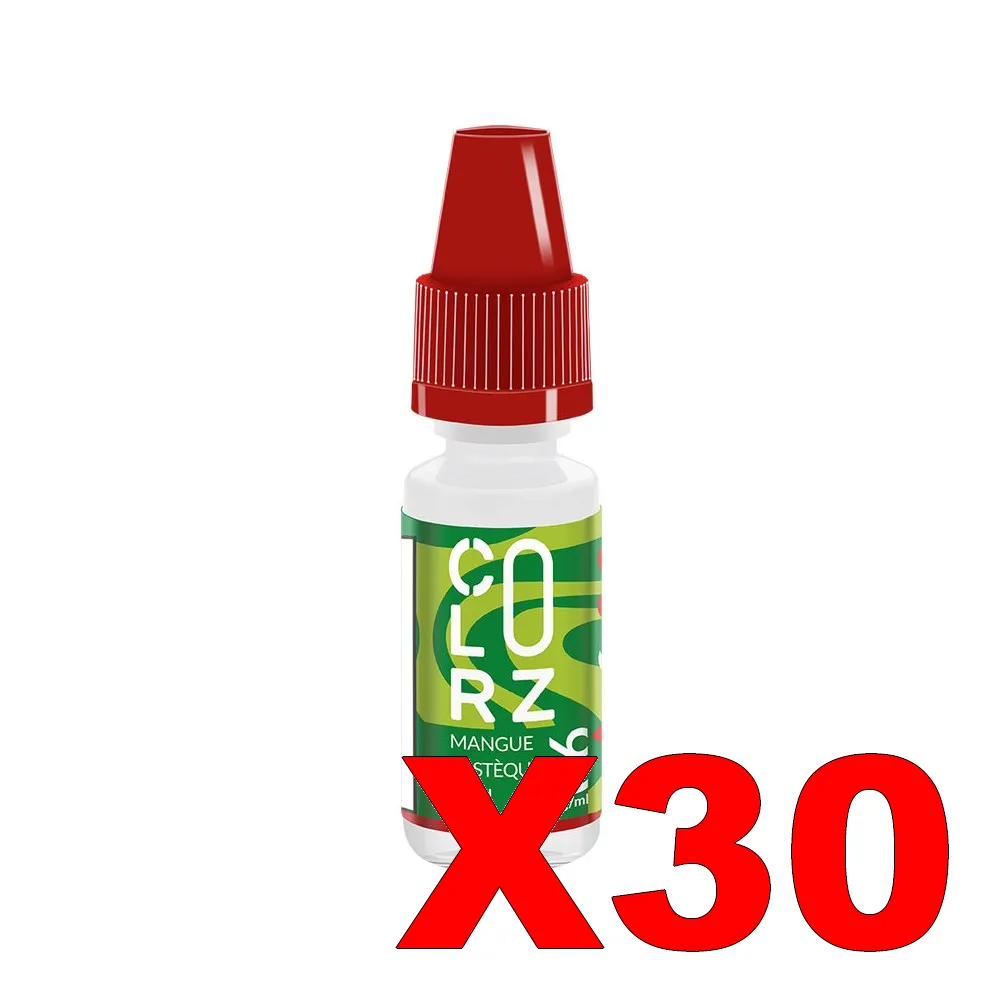 E LIQUIDE VAP NATION COLORZ 10ML 50 50 MANGUE PASTEQUE KIWI X30 Taux de nicotine 6