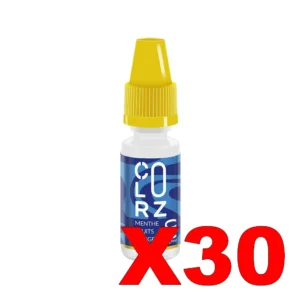 E LIQUIDE VAP NATION COLORZ 10ML 50 50 MENTHE FRUITS ROUGES X30 Taux de nicotine 0