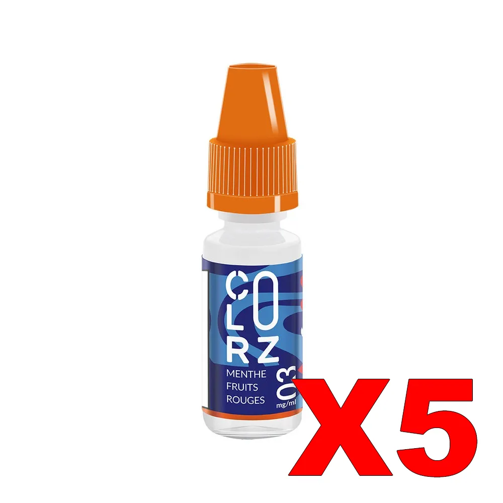 E-LIQUIDE VAP-NATION COLORZ 10ML 50-50 MENTHE-FRUITS-ROUGES X5 2 E LIQUIDE VAP NATION COLORZ 10ML 50 50 MENTHE FRUITS ROUGES X5 Taux de nicotine 3