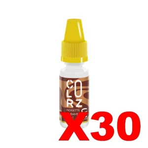 E LIQUIDE VAP NATION COLORZ 10ML 50 50 NOISETTE CARAMEL CAFE X30 Taux de nicotine 0