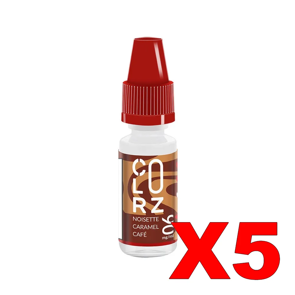 E-LIQUIDE VAP-NATION COLORZ 10ML 50-50 NOISETTE-CARAMEL-CAFE X5 3 E LIQUIDE VAP NATION COLORZ 10ML 50 50 NOISETTE CARAMEL CAFE X5 Taux de nicotine 6