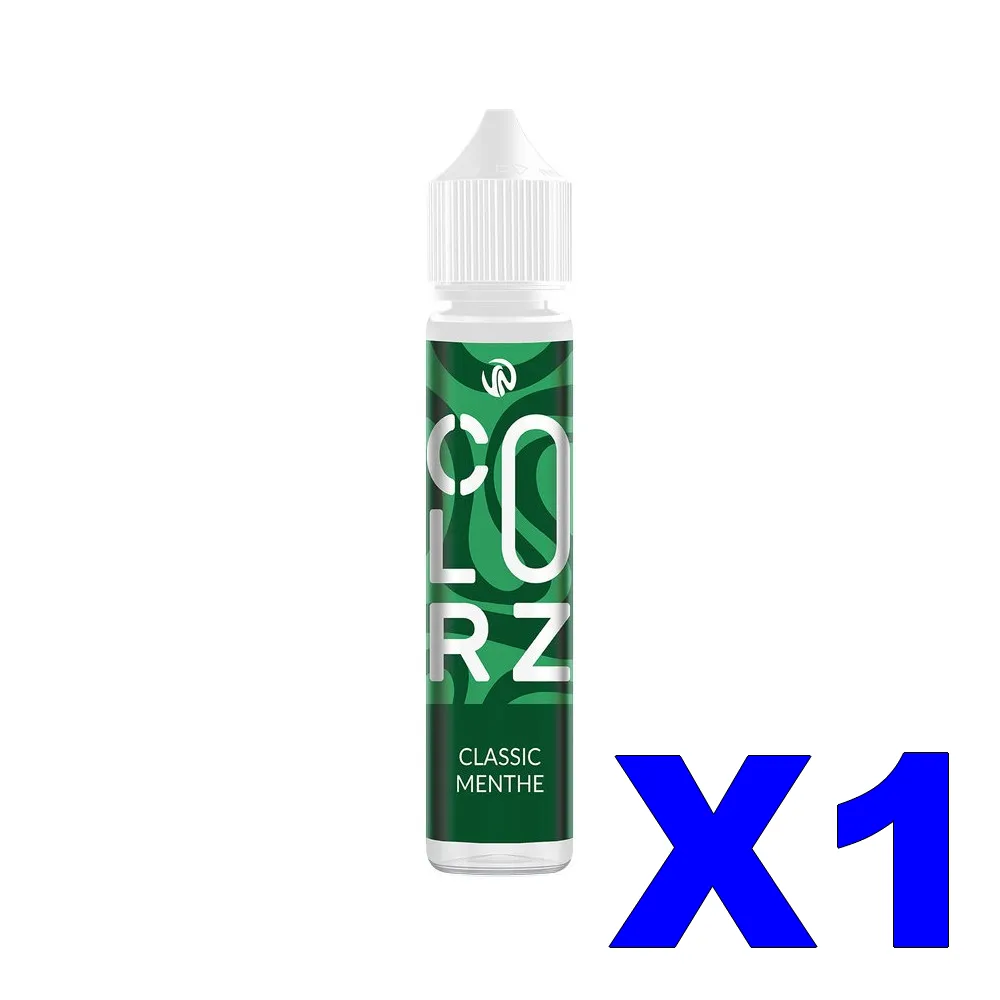 E LIQUIDE VAP NATION COLORZ 50ML 50 50 CLASSIC MENTHE X1 Taux de nicotine 0