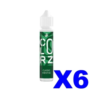 E LIQUIDE VAP NATION COLORZ 50ML 50 50 CLASSIC MENTHE X6 Taux de nicotine 0