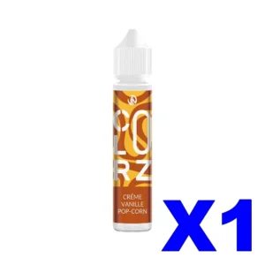 E LIQUIDE VAP NATION COLORZ 50ML 50 50 CREME VANILLE POP CORN X1 Taux de nicotine 0
