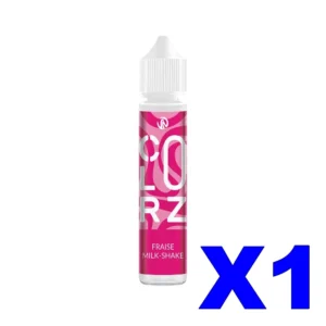 E LIQUIDE VAP NATION COLORZ 50ML 50 50 FRAISE MILK SHAKE X1 Taux de nicotine 0