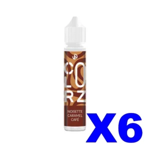 E LIQUIDE VAP NATION COLORZ 50ML 50 50 NOISETTE CARAMEL CAFE X6 Taux de nicotine 0