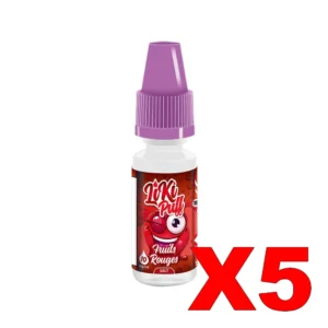E LIQUIDE VAP NATION LIKIPUFF 10ML 50 50 FRUITS ROUGES X5 Taux de nicotine 10