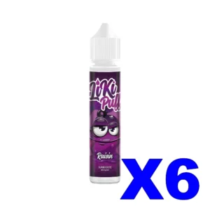 E LIQUIDE VAP NATION LIKIPUFF 50ML 50 50 RAISIN X6 Taux de nicotine 0