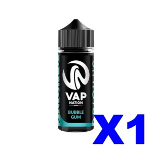 E LIQUIDE VAP NATION ORIGINS 100ML 50 50 BUBBLE GUM X1 Taux de nicotine 0