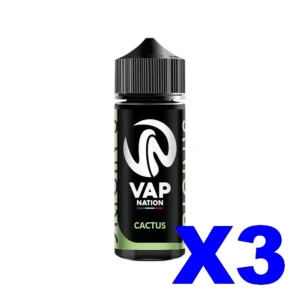 E LIQUIDE VAP NATION ORIGINS 100ML 50 50 CACTUS X3 Taux de nicotine 0
