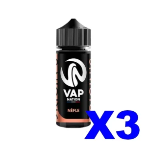 E LIQUIDE VAP NATION ORIGINS 100ML 50 50 NEFLE X3 Taux de nicotine 0