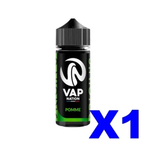 E LIQUIDE VAP NATION ORIGINS 100ML 50 50 POMME X1 Taux de nicotine 0