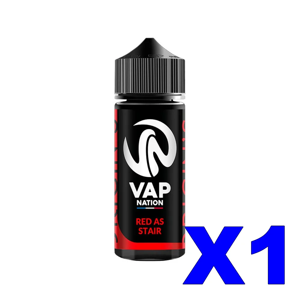 E-LIQUIDE VAP-NATION ORIGINS 100ML 50-50 RED-AS-STAIR X1 Taux-de-nicotine-0 1 E LIQUIDE VAP NATION ORIGINS 100ML 50 50 RED AS STAIR X1 Taux de nicotine 0