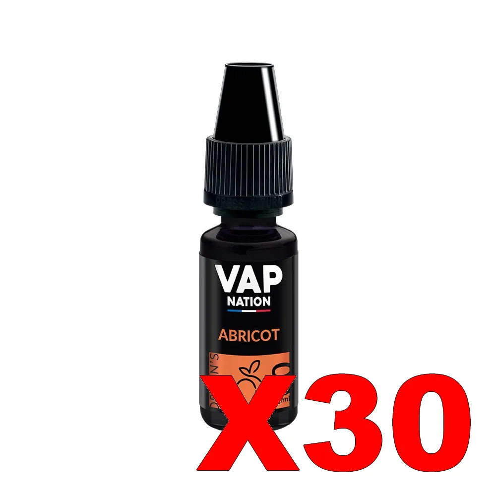 E-LIQUIDE VAP-NATION ORIGINS 10ML 50-50 ABRICOT X30 1 E LIQUIDE VAP NATION ORIGINS 10ML 50 50 ABRICOT X30 Taux de nicotine 0