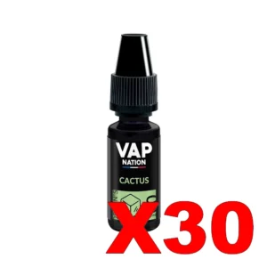 E LIQUIDE VAP NATION ORIGINS 10ML 50 50 CACTUS X30 Taux de nicotine 0