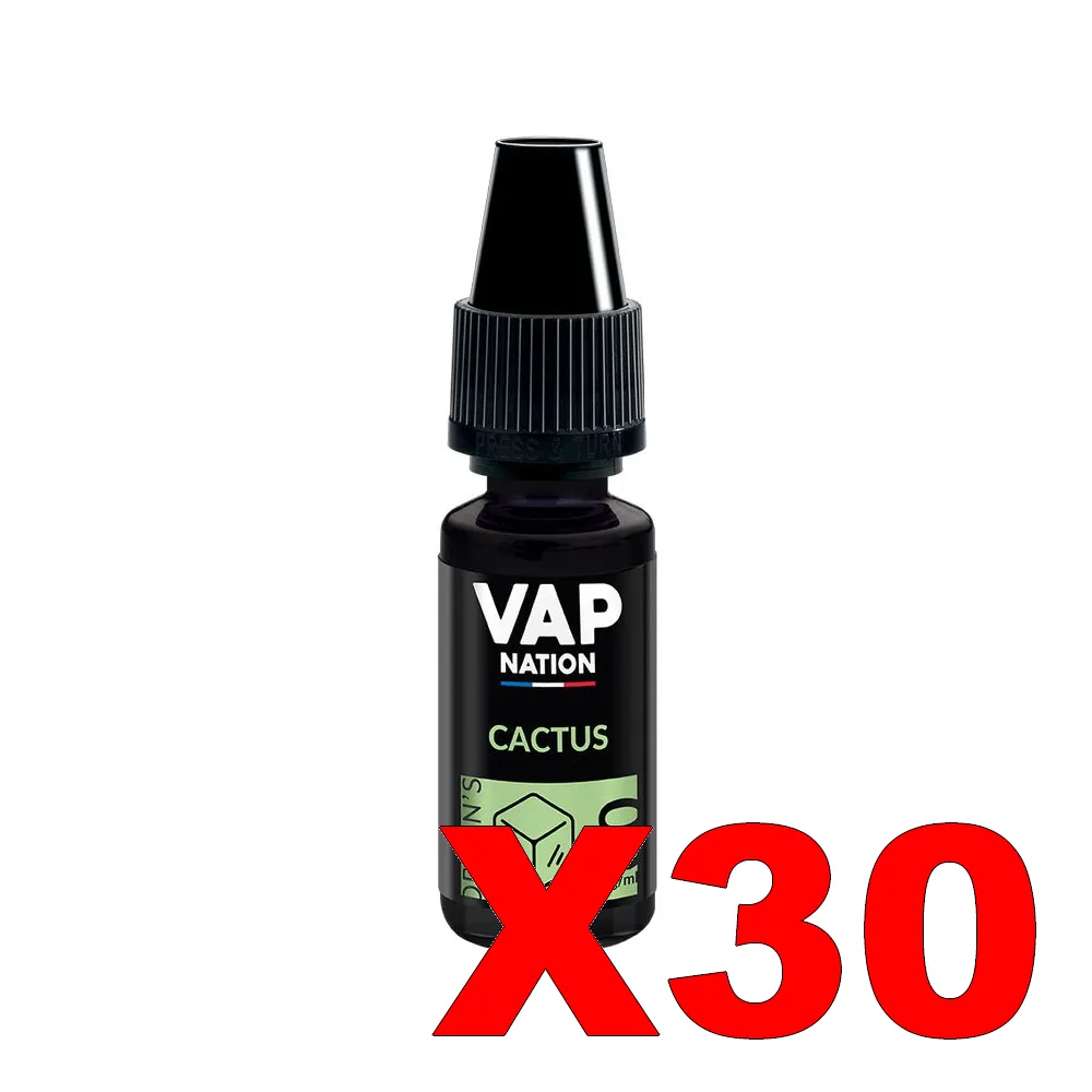 E-LIQUIDE VAP-NATION ORIGINS 10ML 50-50 CACTUS X30 1 E LIQUIDE VAP NATION ORIGINS 10ML 50 50 CACTUS X30 Taux de nicotine 0