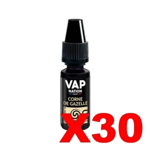 E LIQUIDE VAP NATION ORIGINS 10ML 50 50 CORNE DE GAZELLE X30 Taux de nicotine 0