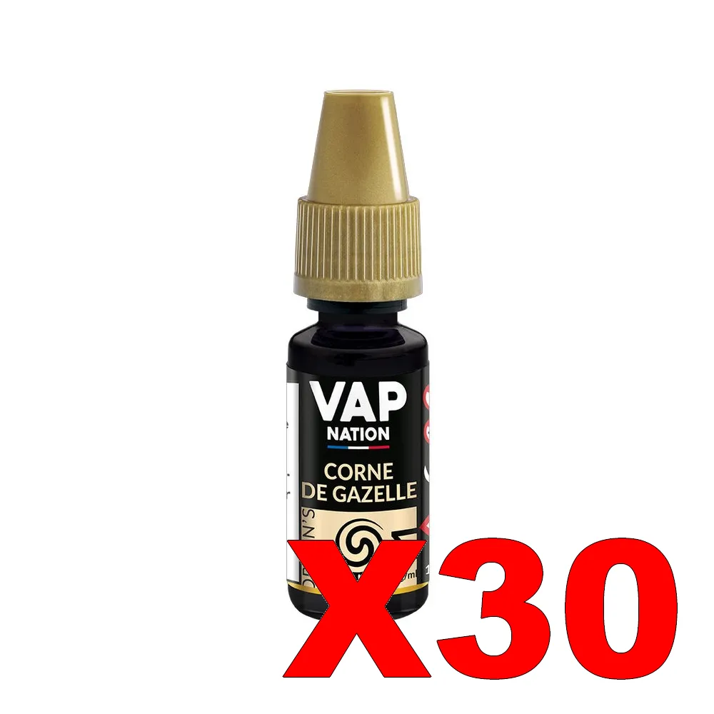 E-LIQUIDE VAP-NATION ORIGINS 10ML 50-50 CORNE-DE-GAZELLE X30 4 E LIQUIDE VAP NATION ORIGINS 10ML 50 50 CORNE DE GAZELLE X30 Taux de nicotine 11