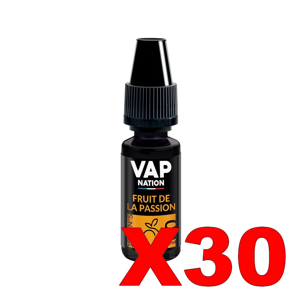 E-LIQUIDE VAP-NATION ORIGINS 10ML 50-50 FRUIT-DE-LA-PASSION X30 1 E LIQUIDE VAP NATION ORIGINS 10ML 50 50 FRUIT DE LA PASSION X30 Taux de nicotine 0