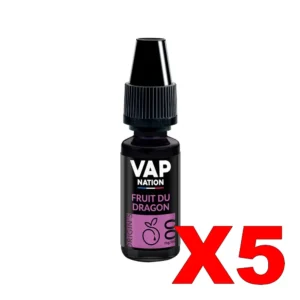 E LIQUIDE VAP NATION ORIGINS 10ML 50 50 FRUIT DU DRAGON X5 Taux de nicotine 0