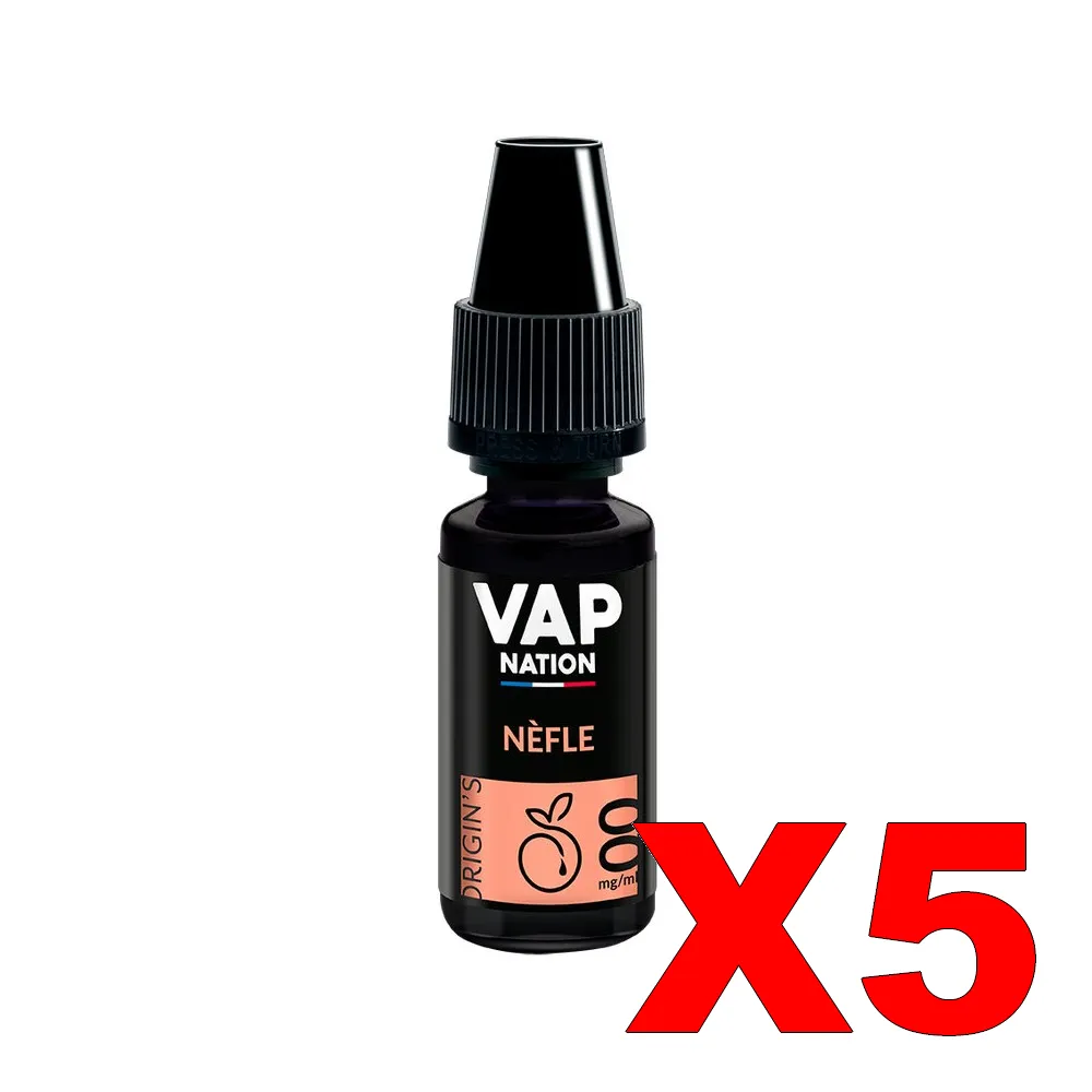 E-LIQUIDE VAP-NATION ORIGINS 10ML 50-50 NEFLE X5 1 E LIQUIDE VAP NATION ORIGINS 10ML 50 50 NEFLE X5 Taux de nicotine 0
