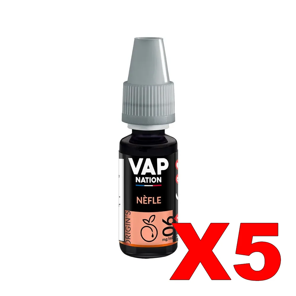 E-LIQUIDE VAP-NATION ORIGINS 10ML 50-50 NEFLE X5 3 E LIQUIDE VAP NATION ORIGINS 10ML 50 50 NEFLE X5 Taux de nicotine 6