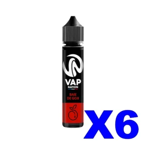 E LIQUIDE VAP NATION ORIGINS 50ML 50 50 BAIE DE GOJI X6 Taux de nicotine 0