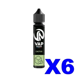 E LIQUIDE VAP NATION ORIGINS 50ML 50 50 CACTUS X6 Taux de nicotine 0