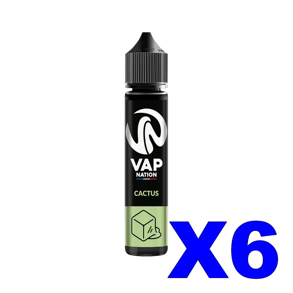 E-LIQUIDE VAP-NATION ORIGINS 50ML 50-50 CACTUS X6 Taux-de-nicotine-0 1 E LIQUIDE VAP NATION ORIGINS 50ML 50 50 CACTUS X6 Taux de nicotine 0