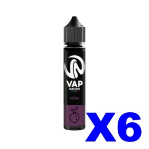 E LIQUIDE VAP NATION ORIGINS 50ML 50 50 MURE X6 Taux de nicotine 0